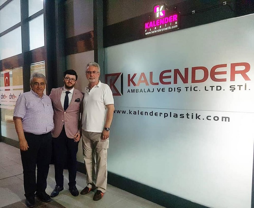 Kalender Plastik Firma Sahibi İsmail Kalender ziyareti.