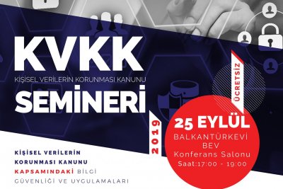 KVKK Kapsamında Bilgi Güvenliği ve Uygulamaları Semineri