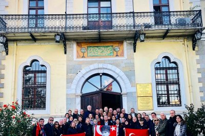 BALKANTÜRKSİAD Ulu Önder Gazi Mustafa Kemal Atatürk’ü 10 Kasım’da mezun olduğu okul olan Manastır Askeri İdadisi’nde andı.